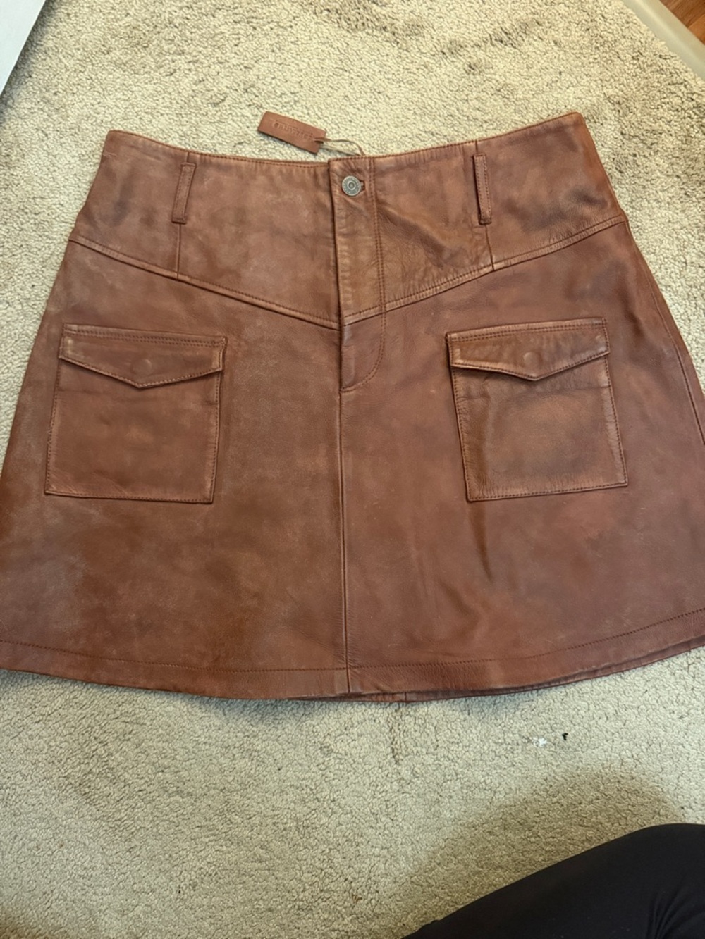 IDYLLWIND Leather Skirt